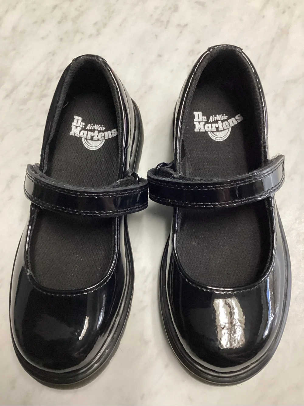 Dr. Martens Kids Black Patent Mary Jane Shoes NWT
